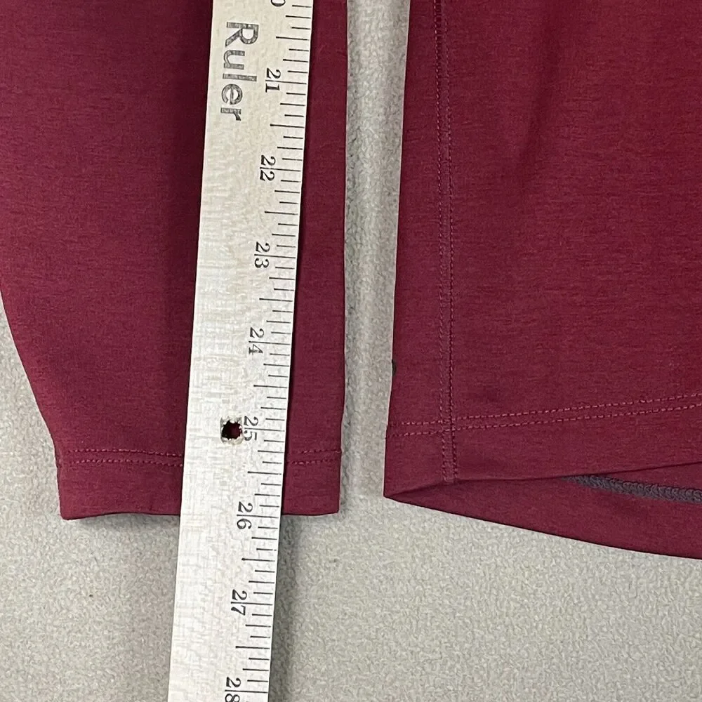 The North Face‎ Hoodie Adult Small Burgundy Logo Long Sleeve Shirt Mens